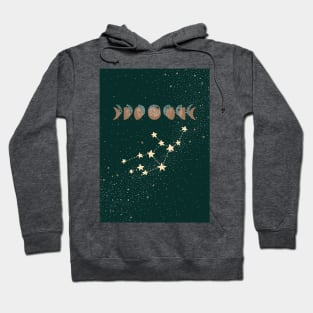 Virgo zodiac Moon phases Hoodie